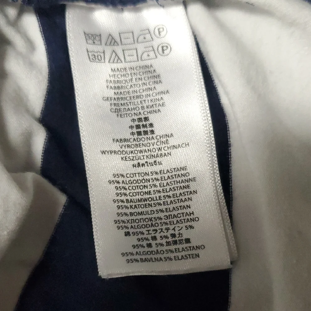 Michael Kors Blue and White Fitted Short Sleeve T-Shirt - Picture 7 of 7